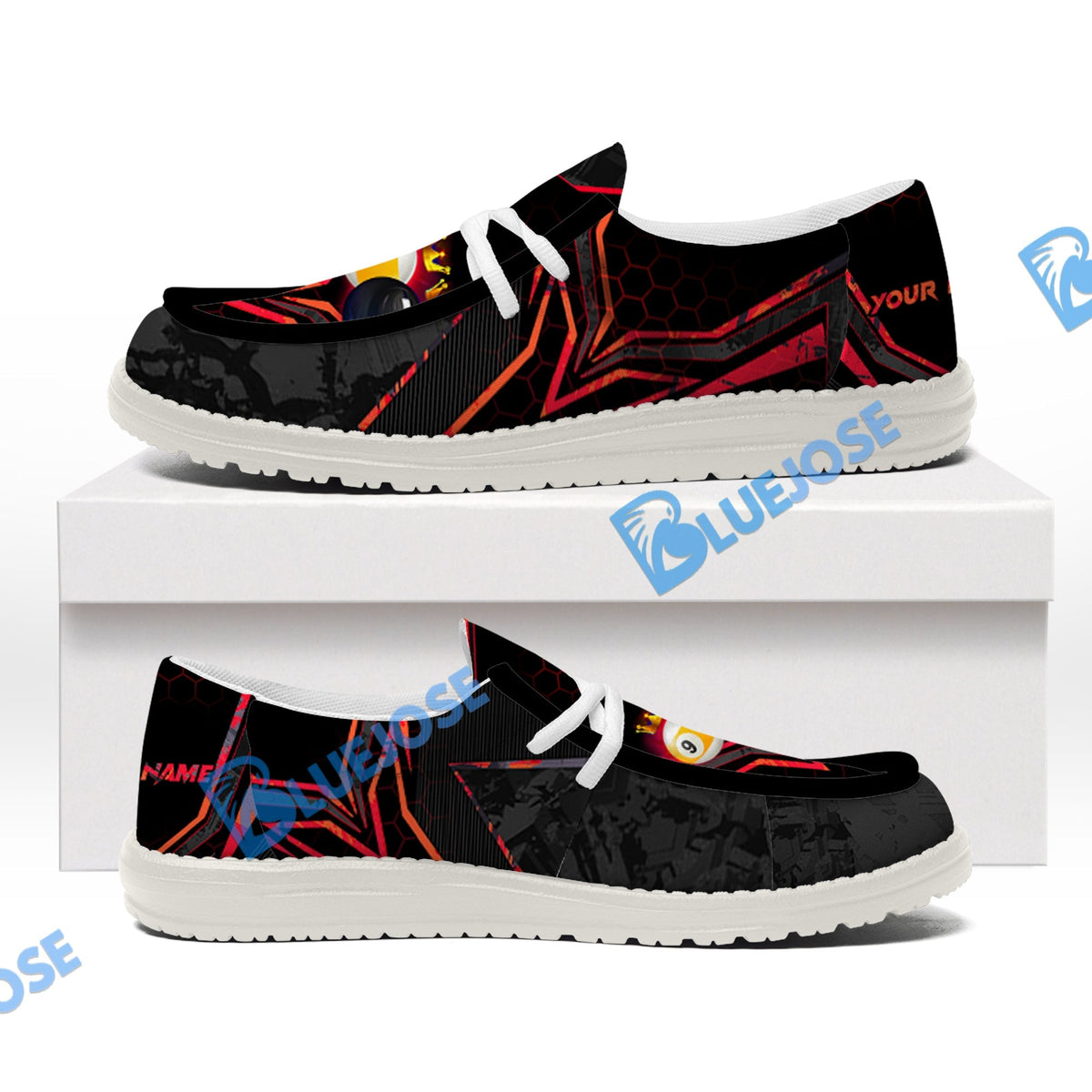 Billiards King 8 Ball & 9 Ball Lace Up Loafers 2026