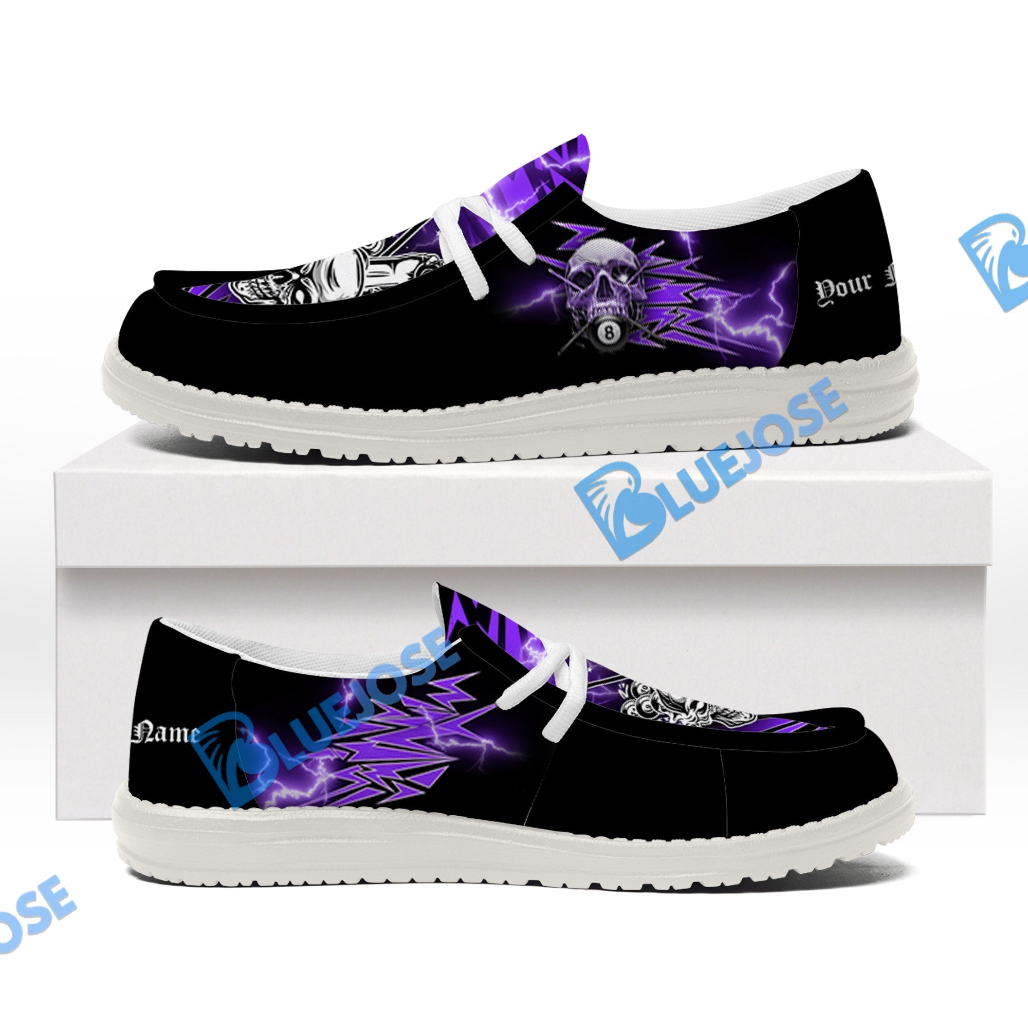 Billiards Ball 8 Deadly Thunder Lace Up Loafers 2026