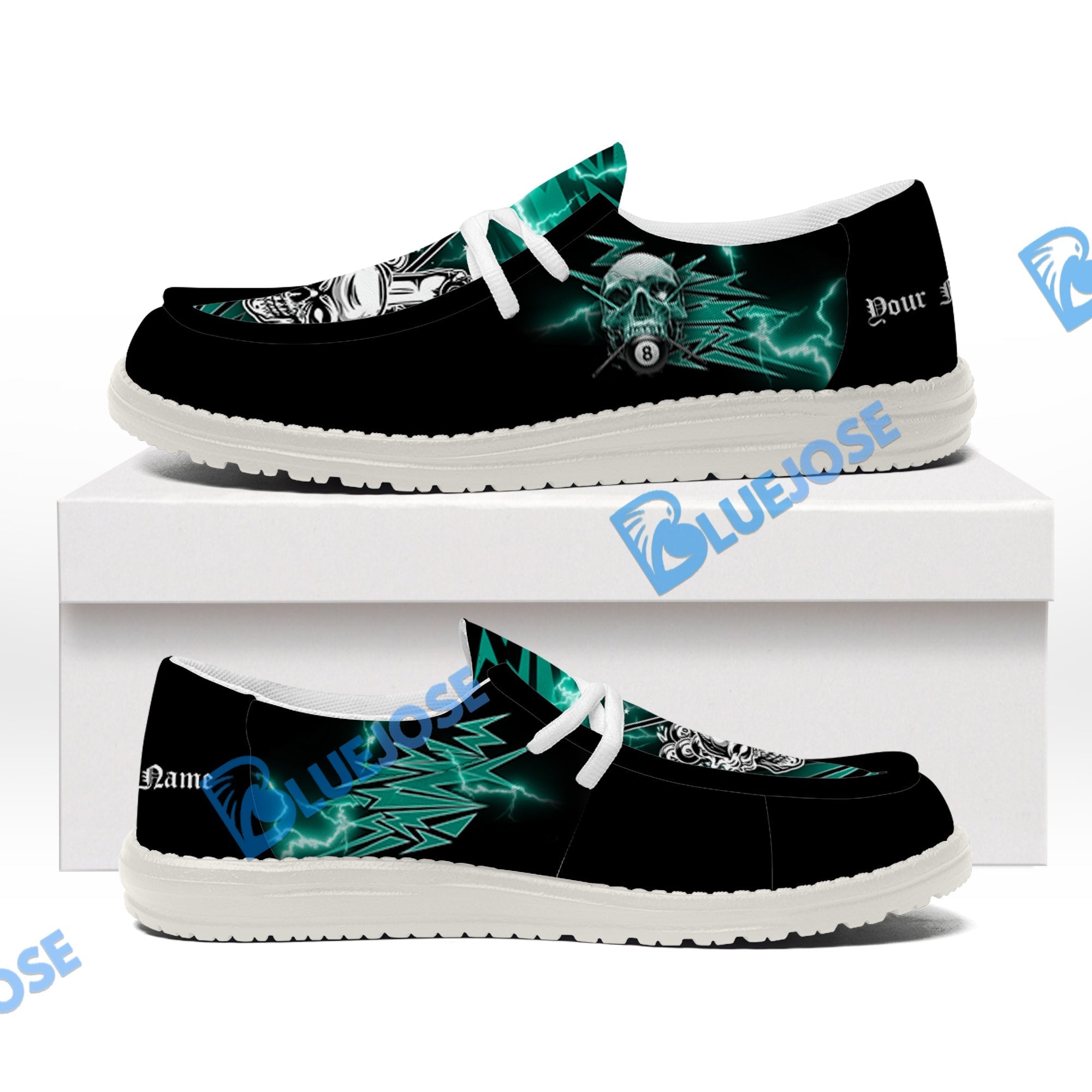 Billiards Ball 8 Deadly Thunder Lace Up Loafers 2026
