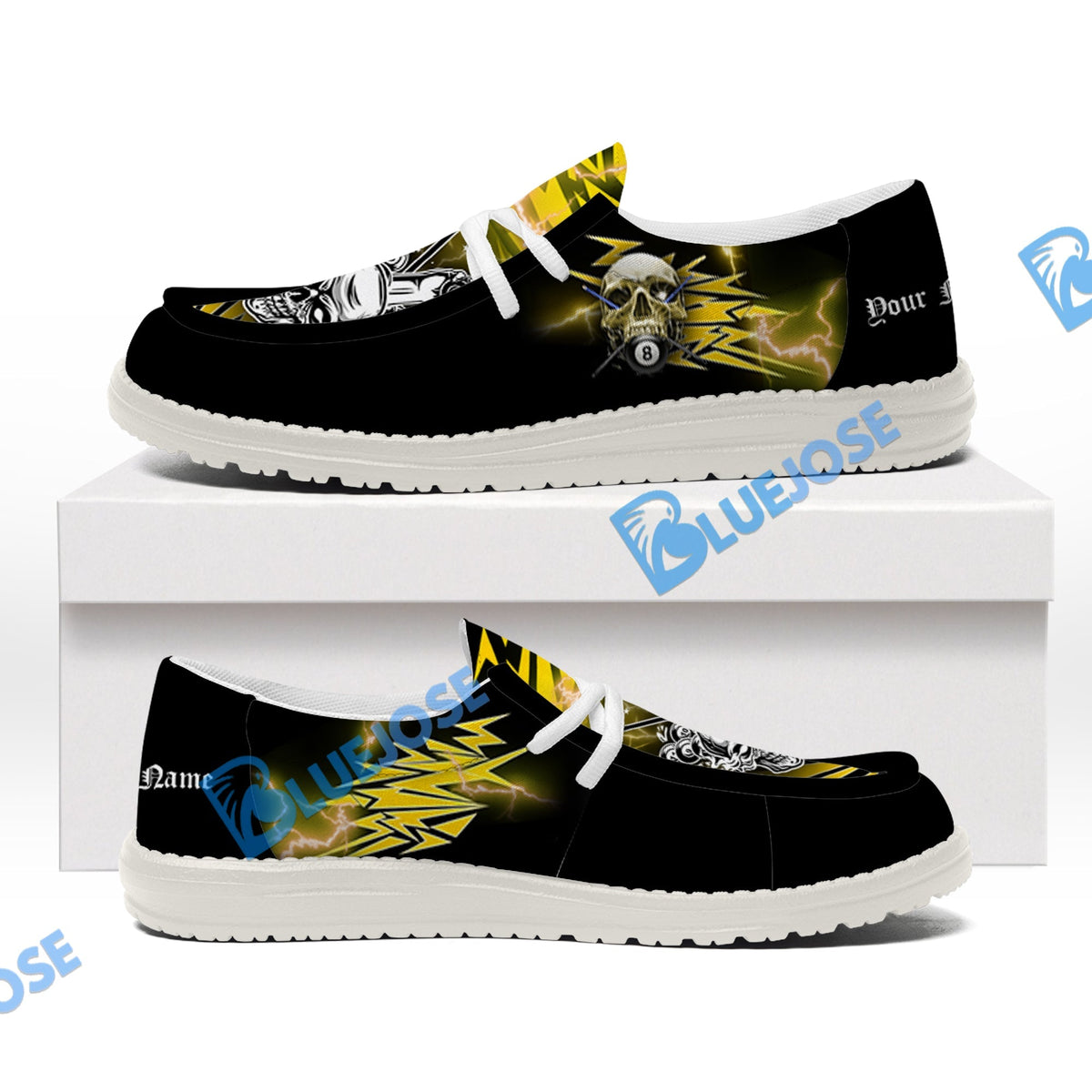 Billiards Ball 8 Deadly Thunder Lace Up Loafers 2026