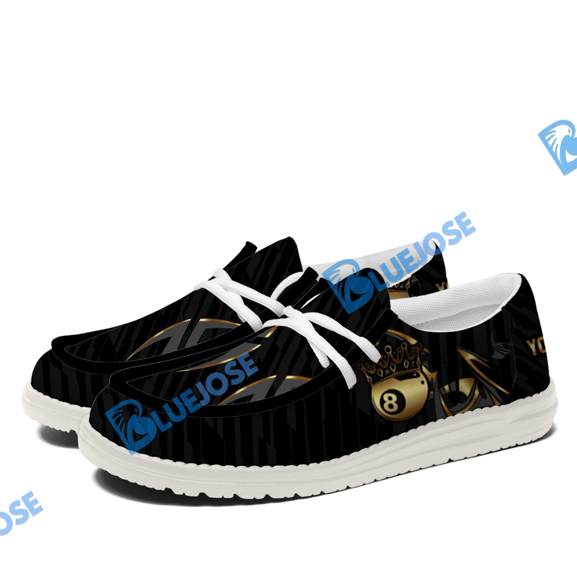 Billiards Ball 8 Crown Lace Up Loafers 2026