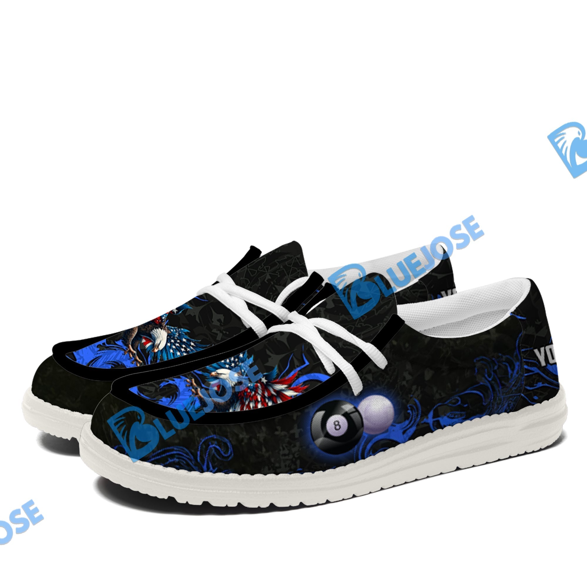 Billiards 8 Ball Almighty American Eagle Lace Up Loafers 2026