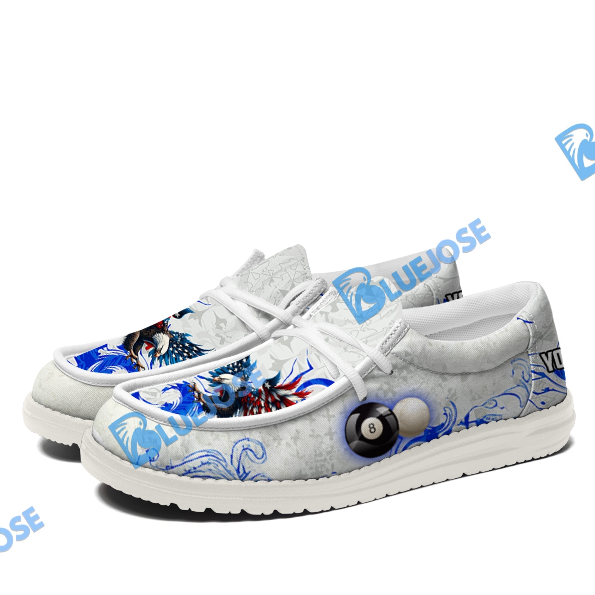 Billiards 8 Ball Almighty American Eagle Lace Up Loafers 2026