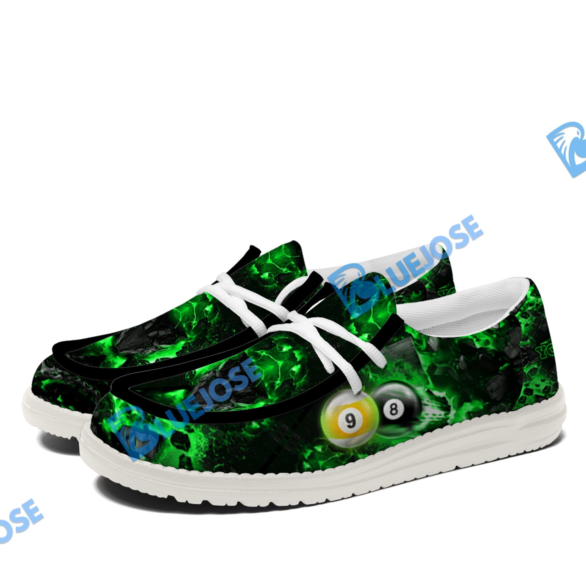 Billiards Ball 8&9 Shoot And Destroy Lace Up Loafers 2026
