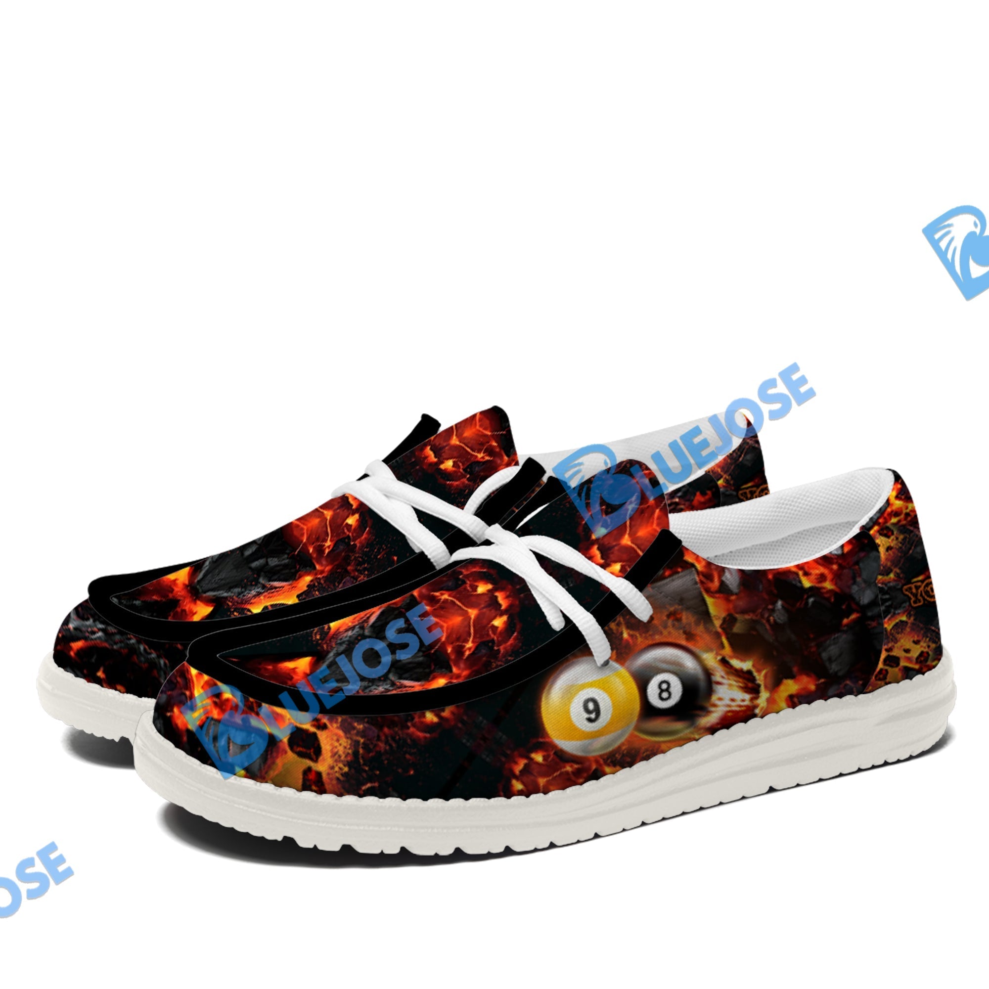 Billiards Ball 8&9 Shoot And Destroy Lace Up Loafers 2026