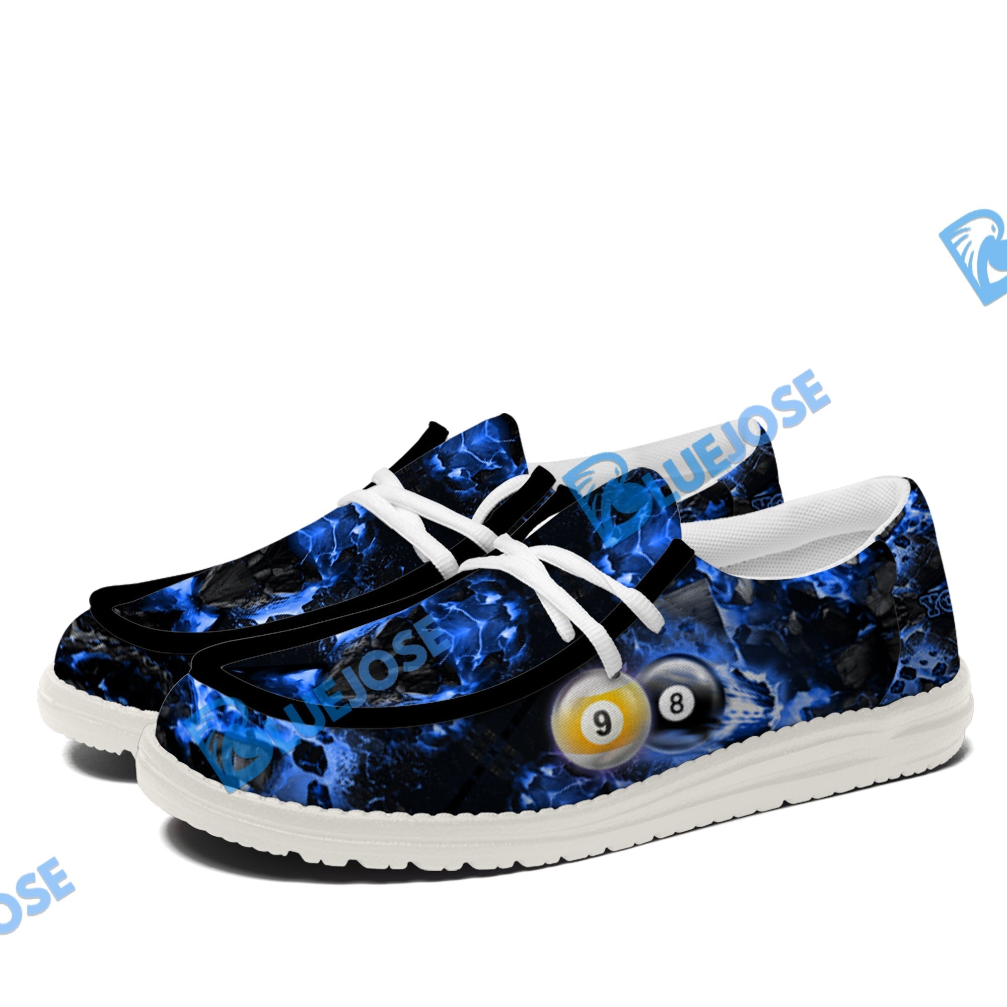 Billiards Ball 8&9 Shoot And Destroy Lace Up Loafers 2026