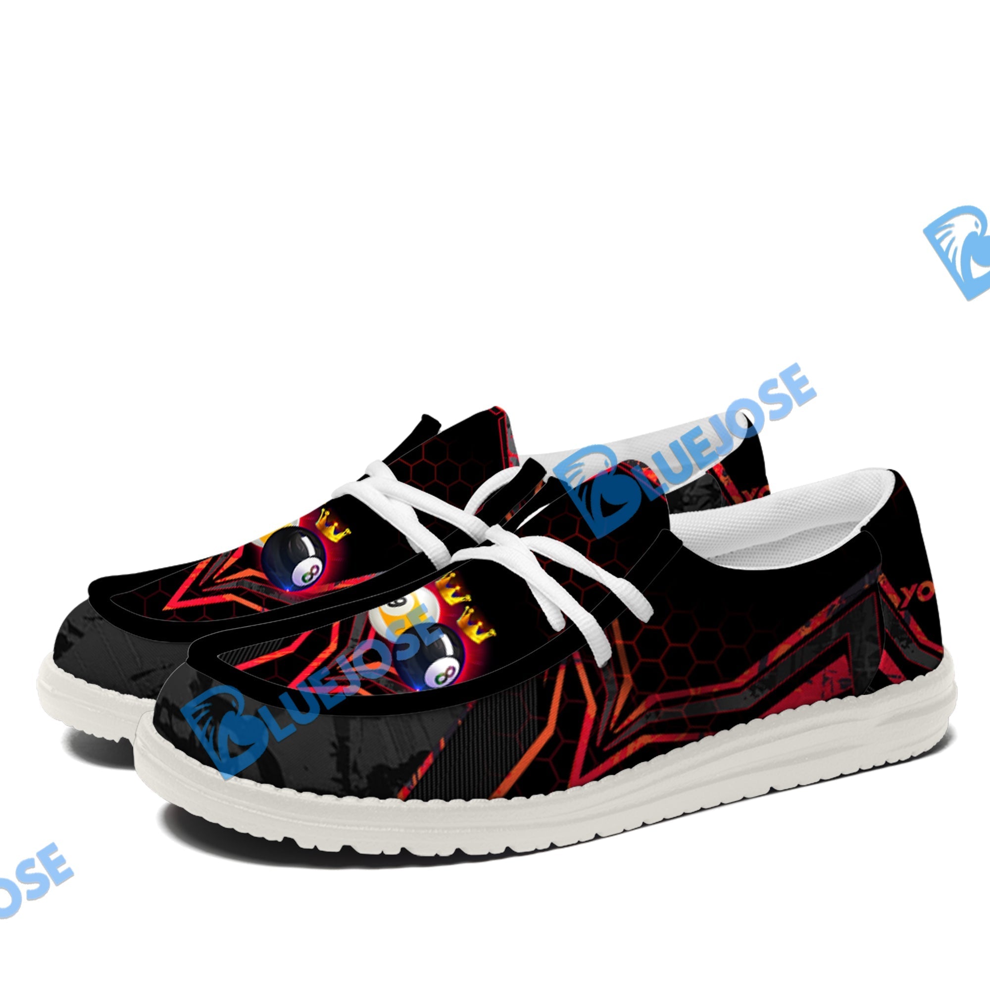 Billiards King 8 Ball & 9 Ball Lace Up Loafers 2026