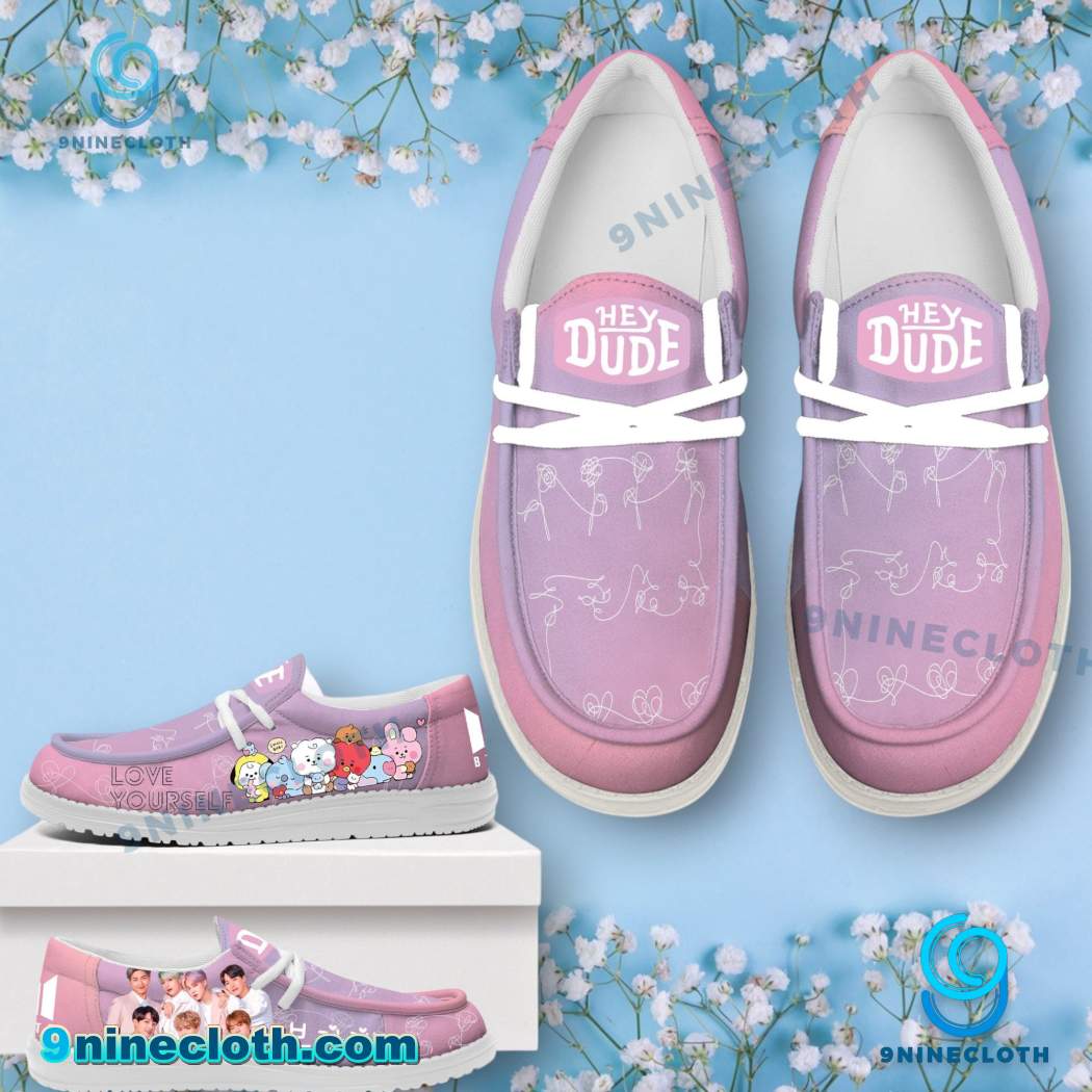 BTS Love Yourself Lace Up Loafers 2026