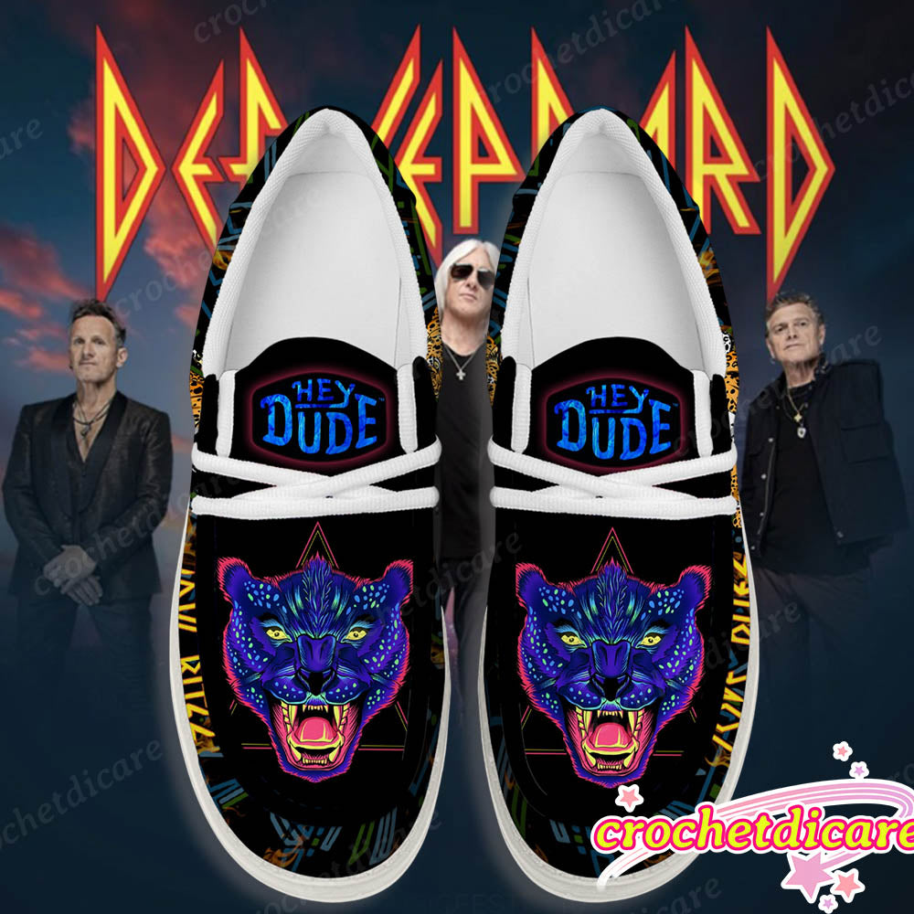 Def Leppard Lace Up Loafers 2026