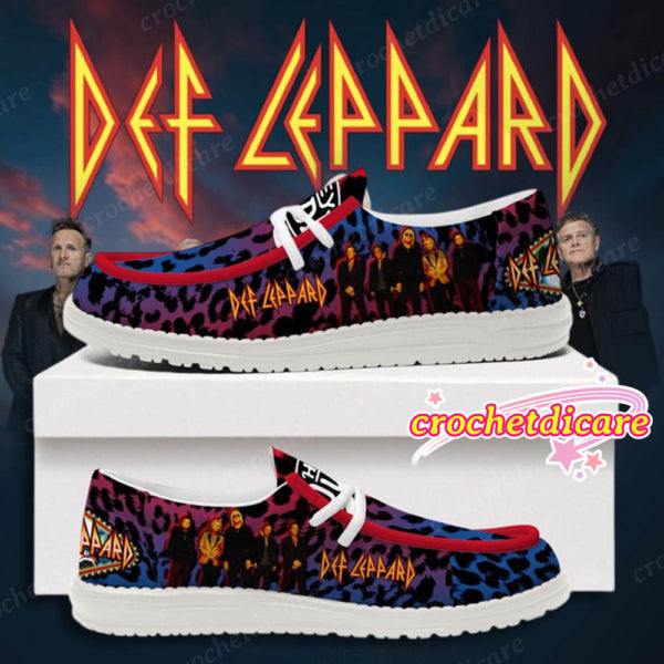 Def Leppard Lace Up Loafers 2026