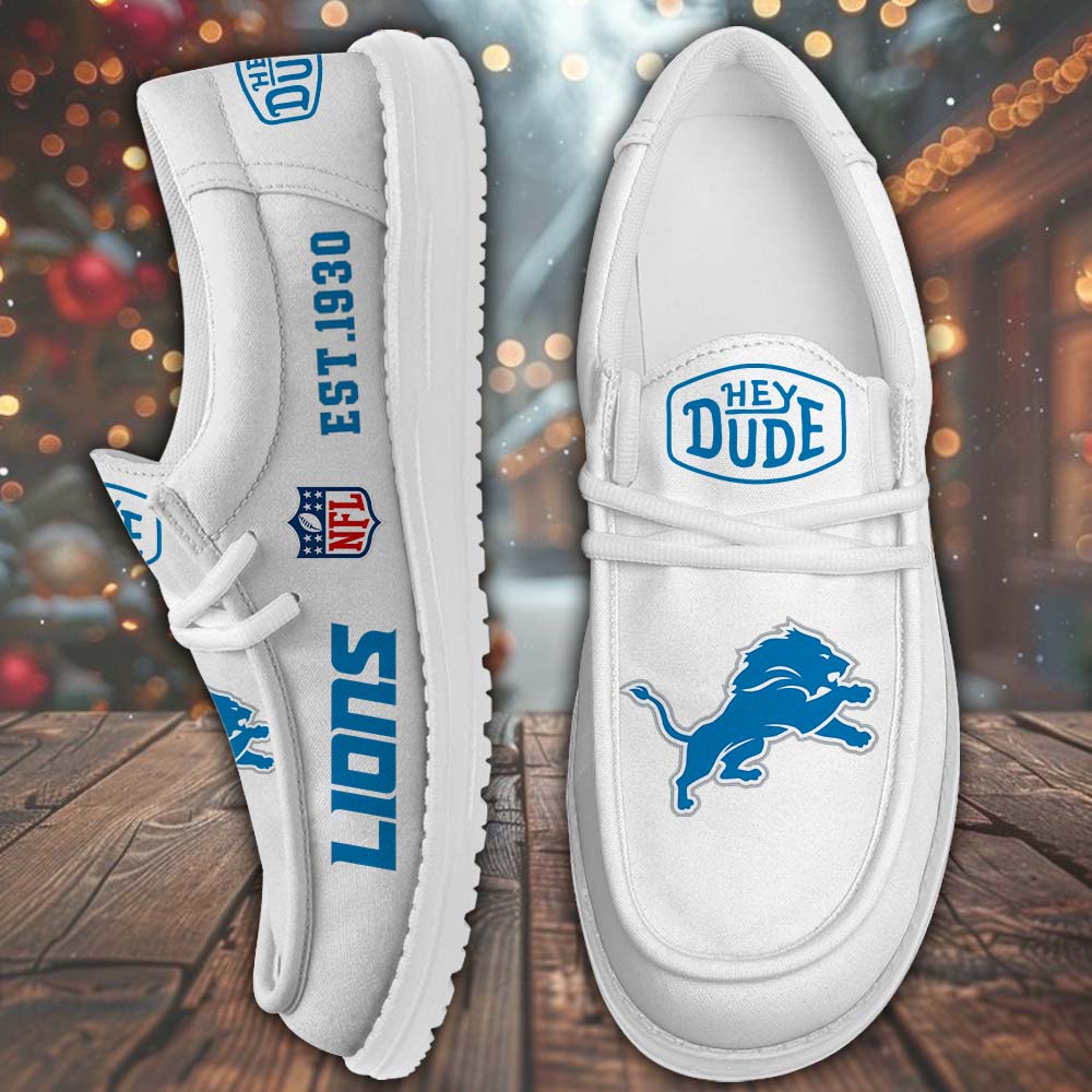 Detroit Lions Lace Up Loafers 2026