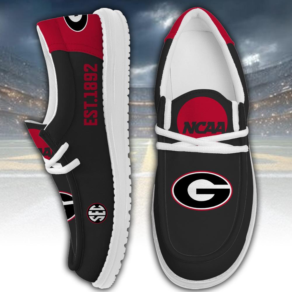 Georgia Bulldogs Lace Up Loafers 2026