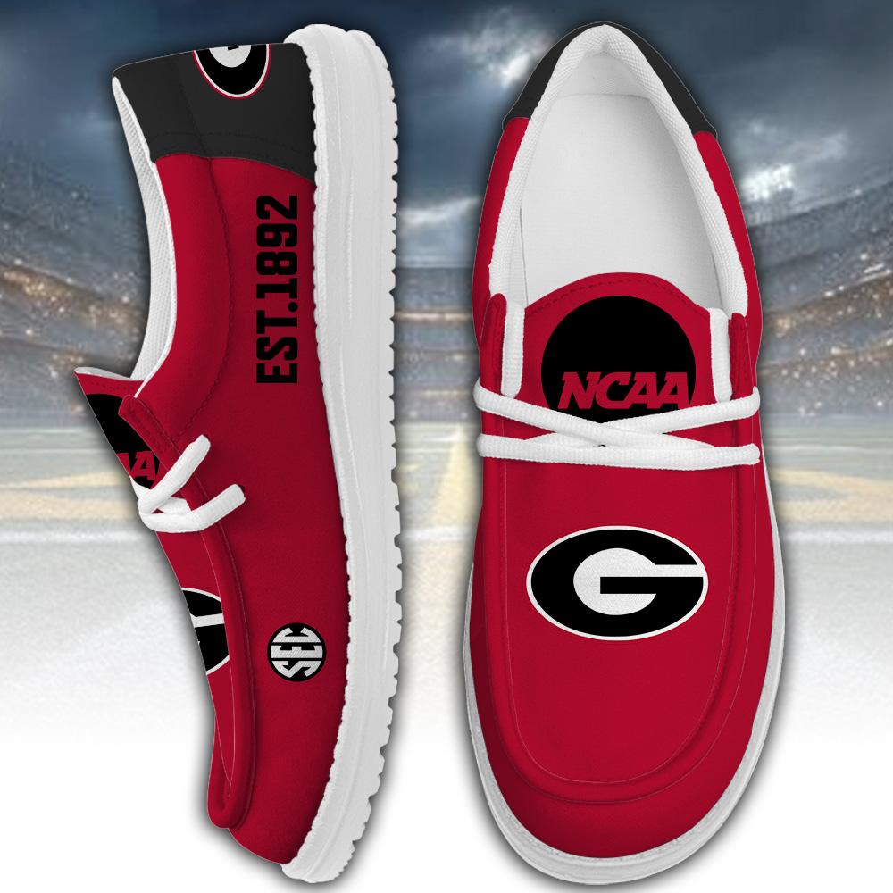 Georgia Bulldogs Lace Up Loafers 2026