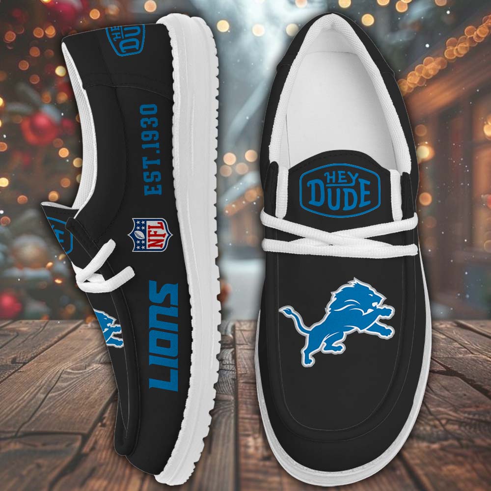 Detroit Lions Lace Up Loafers 2026
