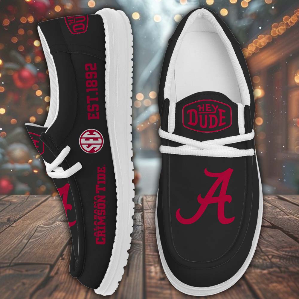 Alabama Crimson Tide Lace Up Loafers 2026