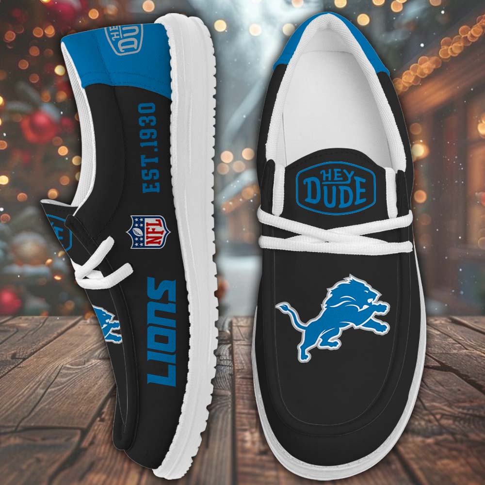 Detroit Lions Lace Up Loafers 2026