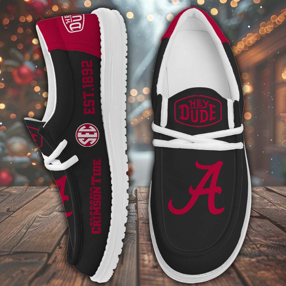 Alabama Crimson Tide Lace Up Loafers 2026