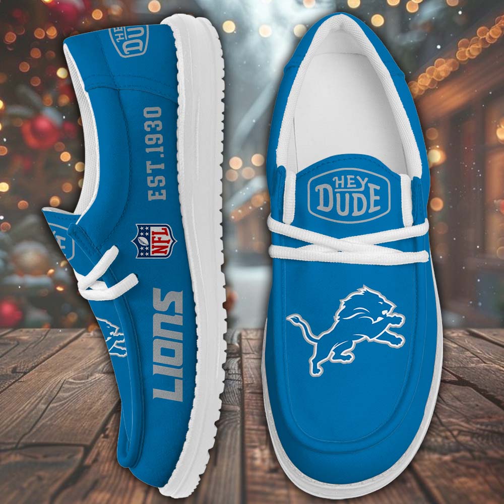 Detroit Lions Lace Up Loafers 2026