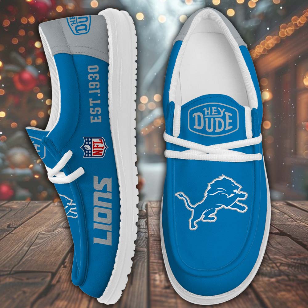 Detroit Lions Lace Up Loafers 2026