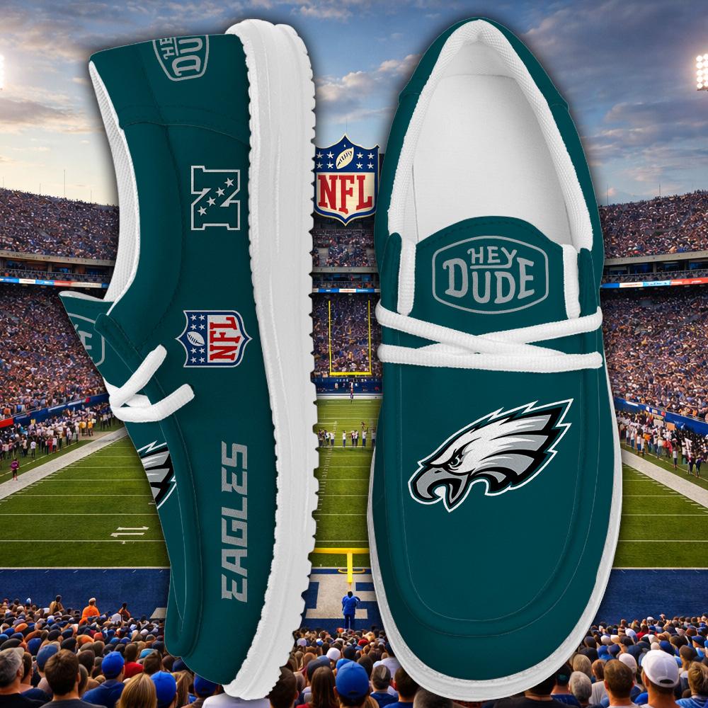 Philadelphia Eagles Lace Up Loafers 2026