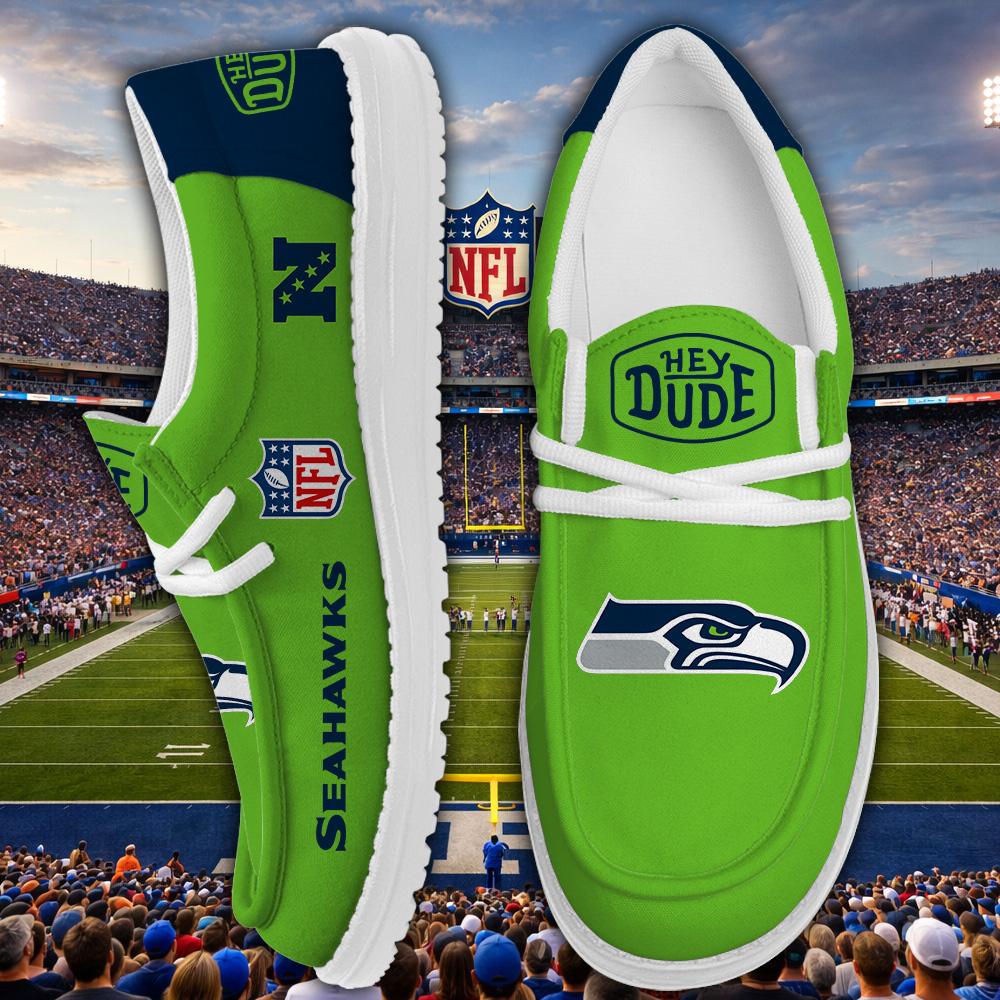 Seattle Seahawks Lace Up Loafers 2026