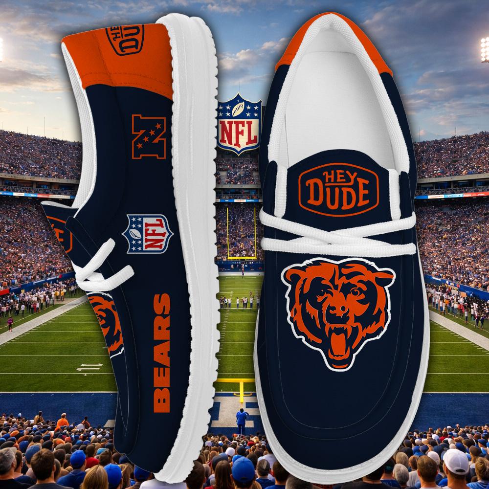 Chicago Bears Lace Up Loafers 2026