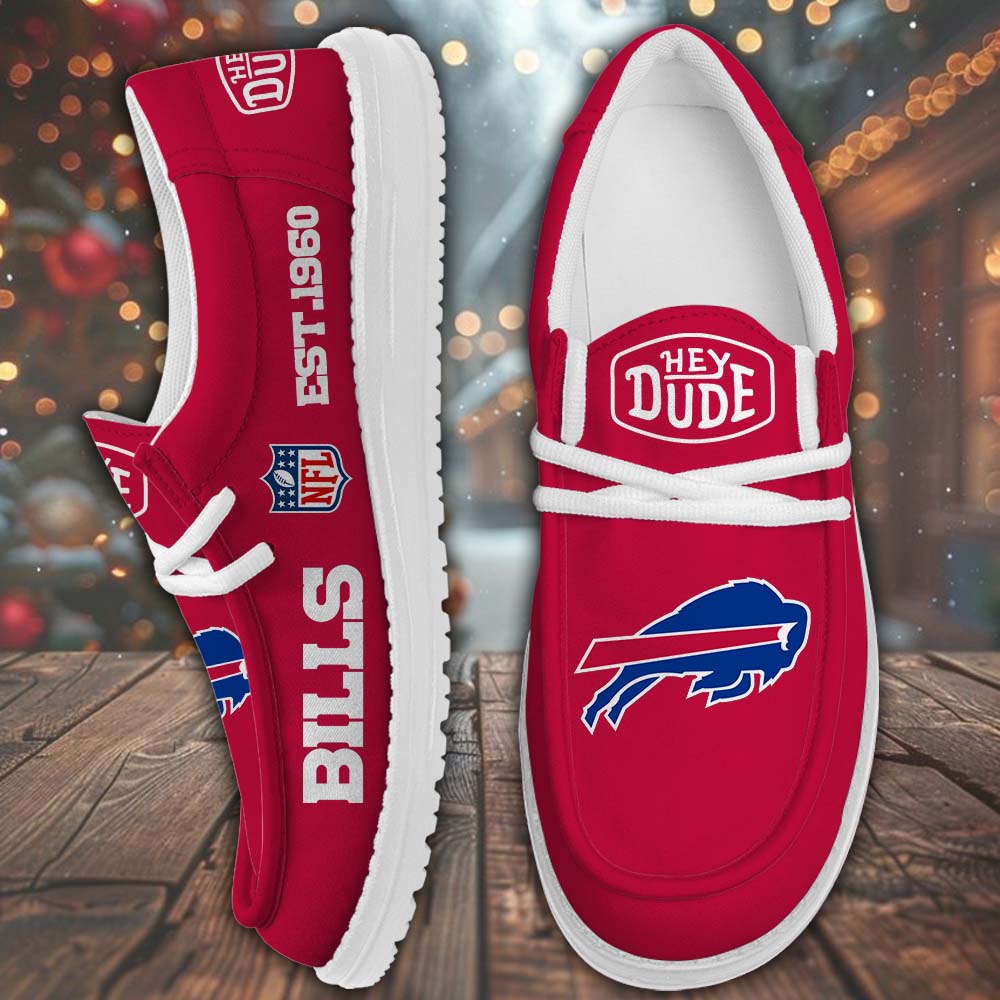 Buffalo Bills Lace Up Loafers 2026