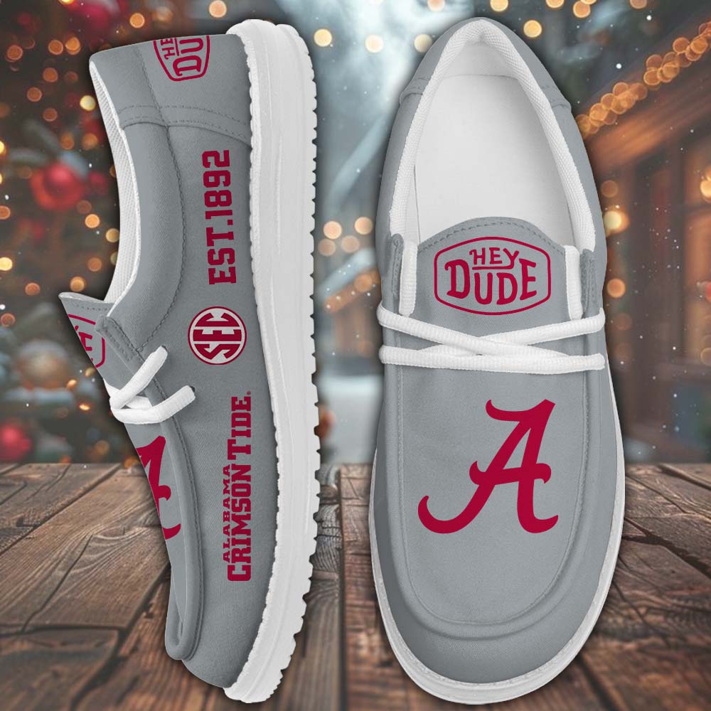 Alabama Crimson Tide Lace Up Loafers 2026