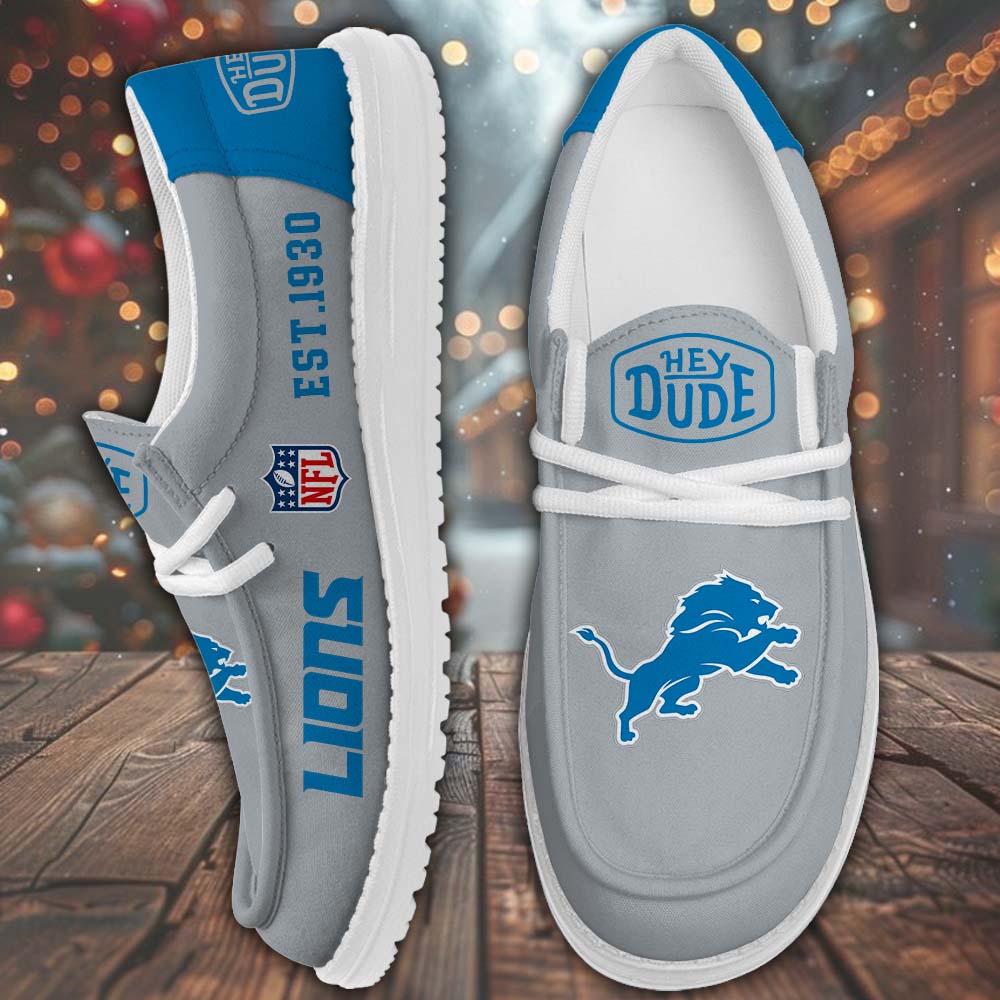 Detroit Lions Lace Up Loafers 2026