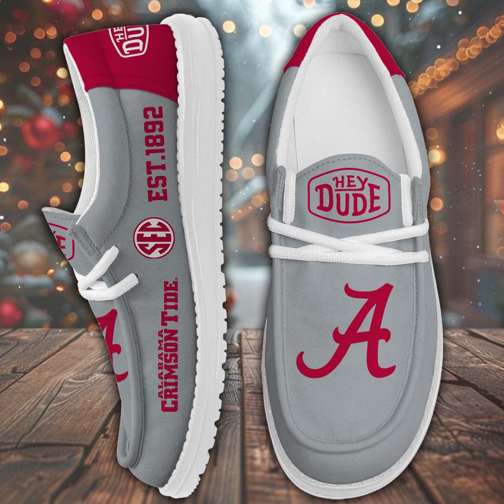 Alabama Crimson Tide Lace Up Loafers 2026