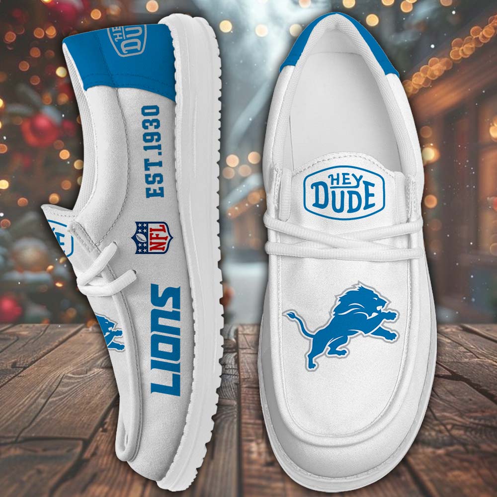 Detroit Lions Lace Up Loafers 2026