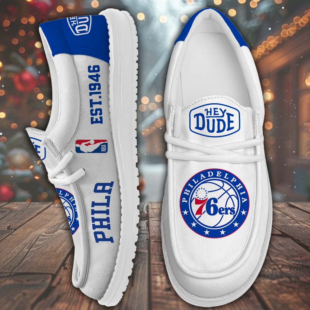 Philadelphia 76ers Lace Up Loafers 2026
