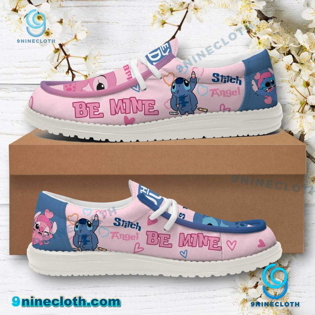 Stitch And Angel Lace Up Loafers 2026