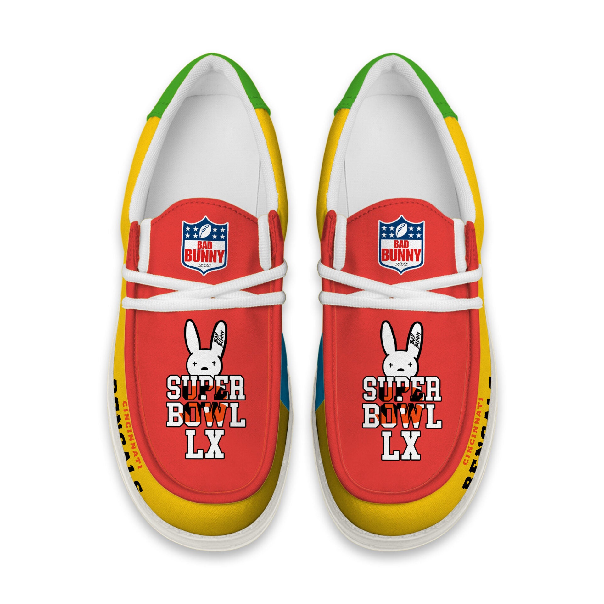 Cincinnati Bengals Lace Up Loafers 2026