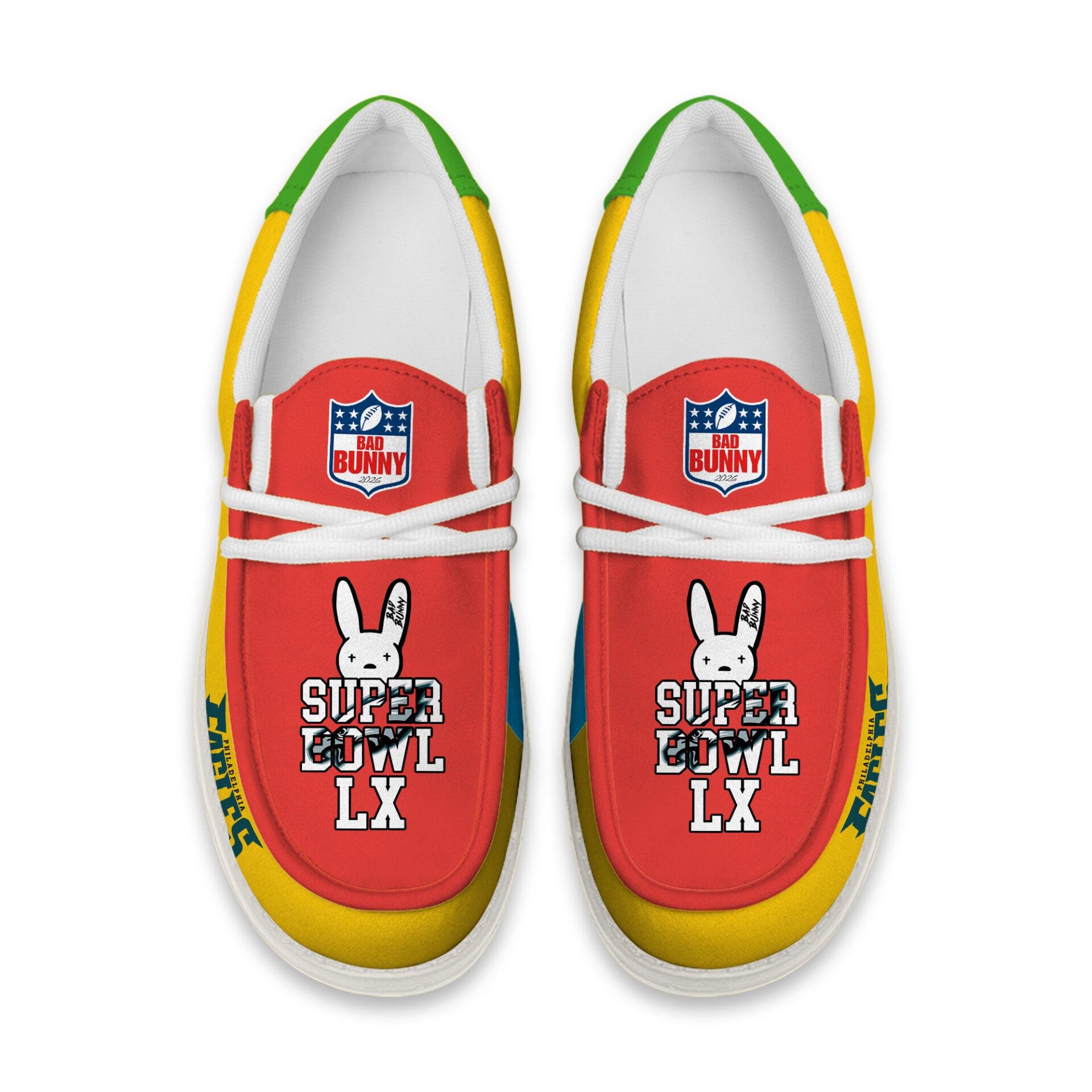 Philadelphia Eagles Lace Up Loafers 2026