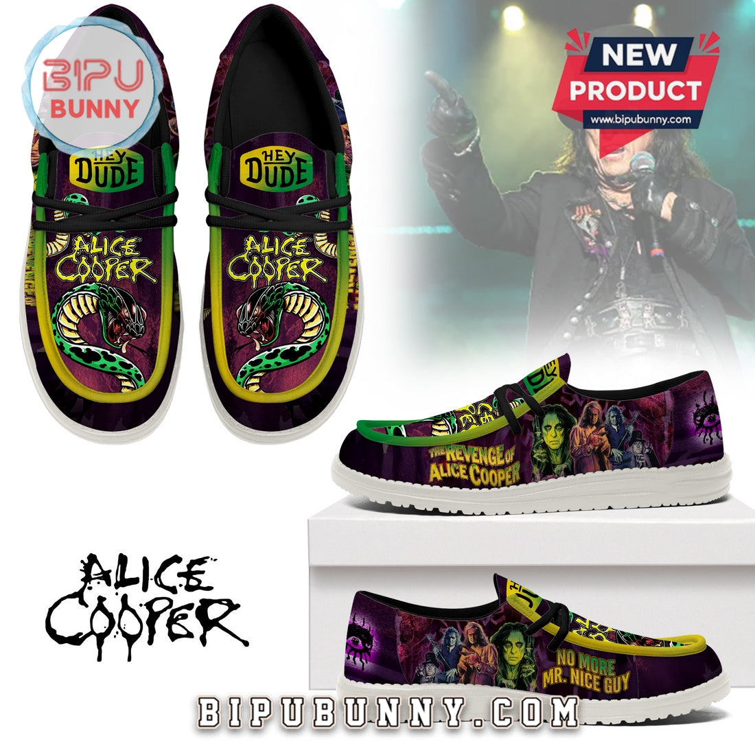 Alice Cooper Lace Up Loafers 2026