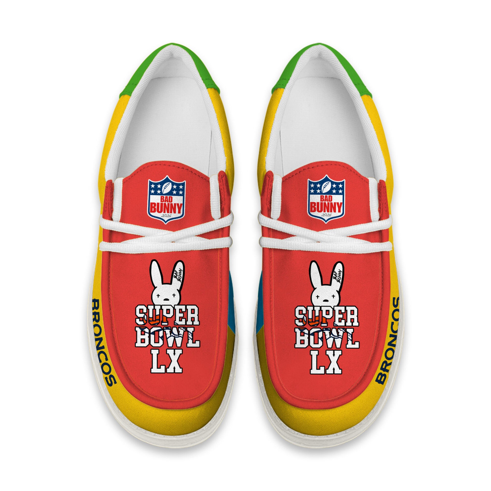 Denver Broncos Lace Up Loafers 2026