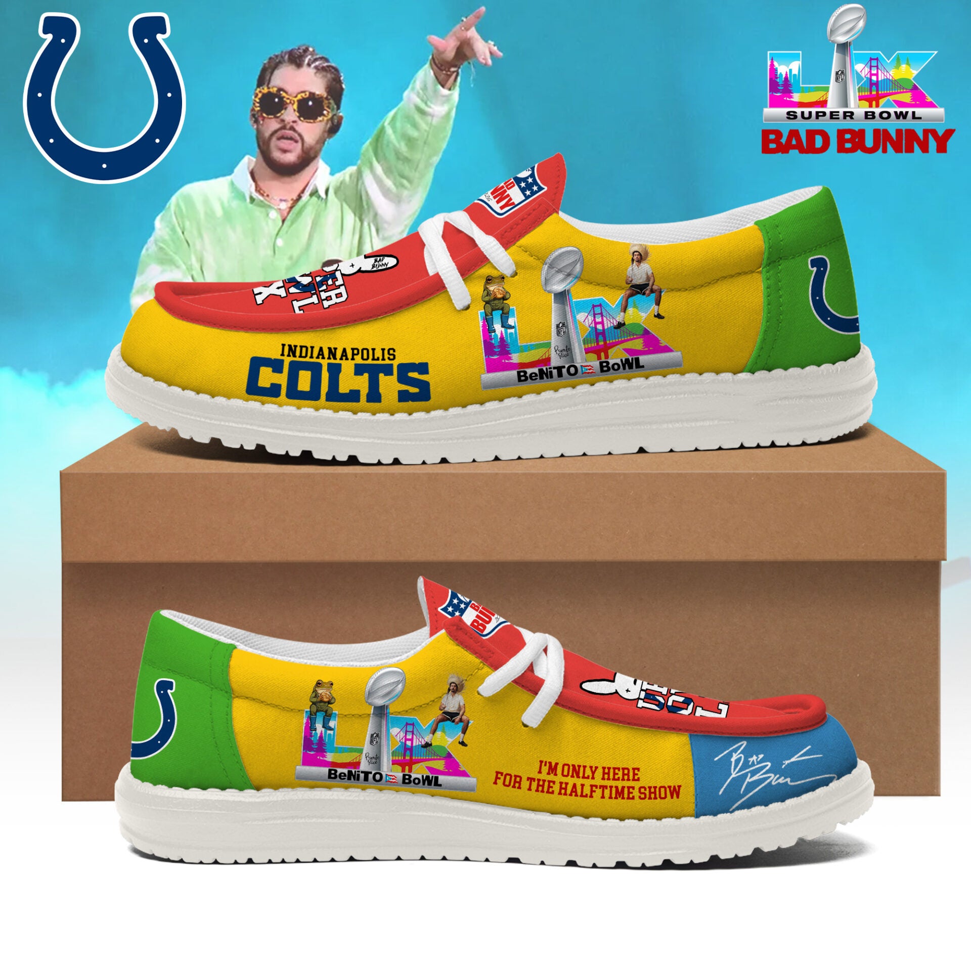 Indianapolis Colts Lace Up Loafers 2026