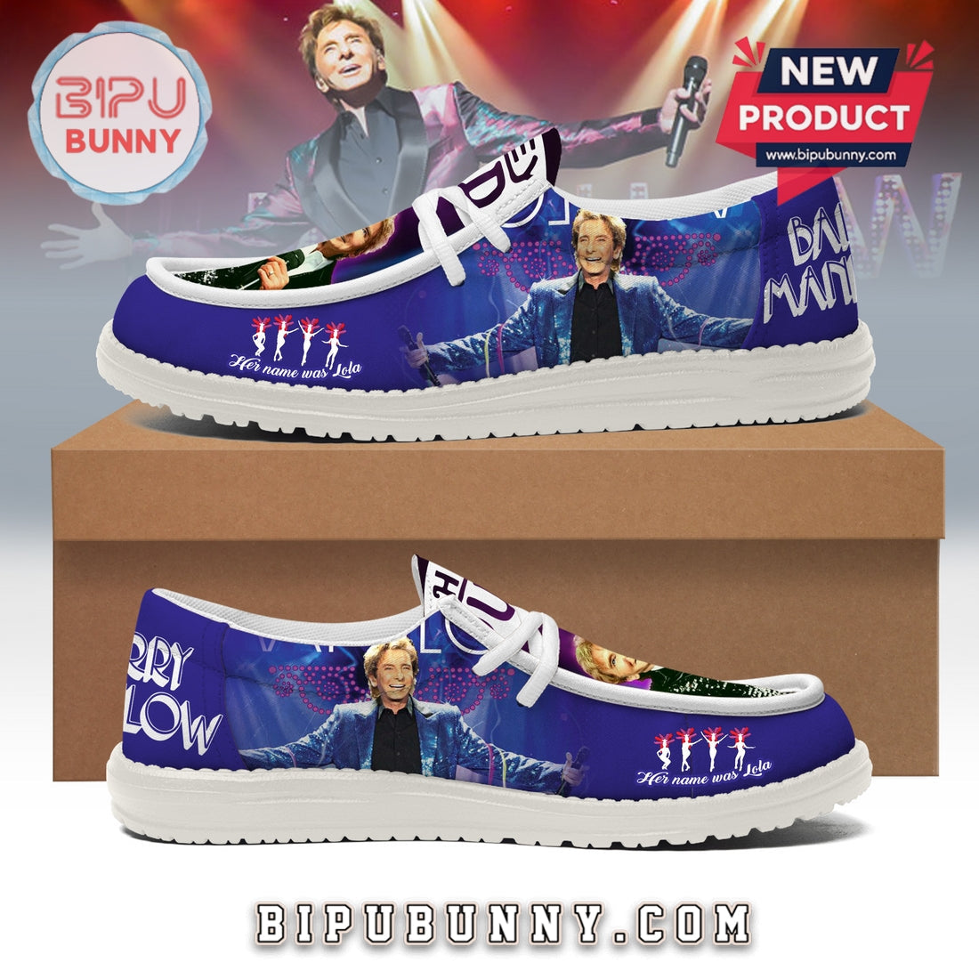 Barry Manilow Lace Up Loafers 2026