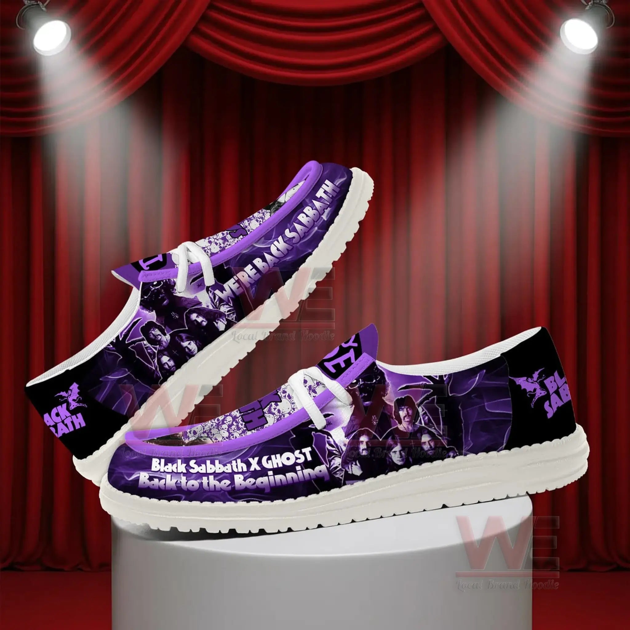 Black Sabbath Lace Up Loafers 2026