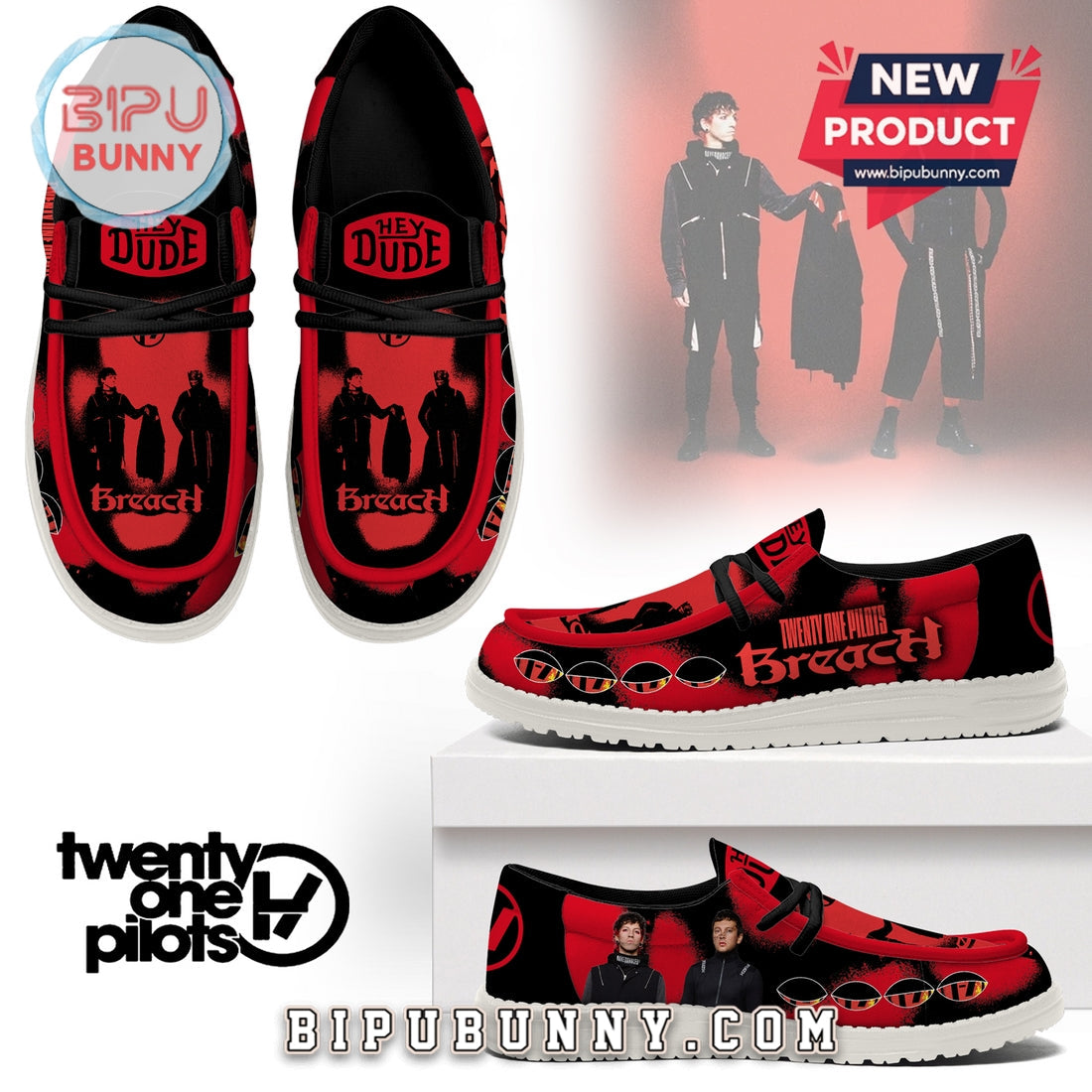 Twenty One Pilots Lace Up Loafers 2026