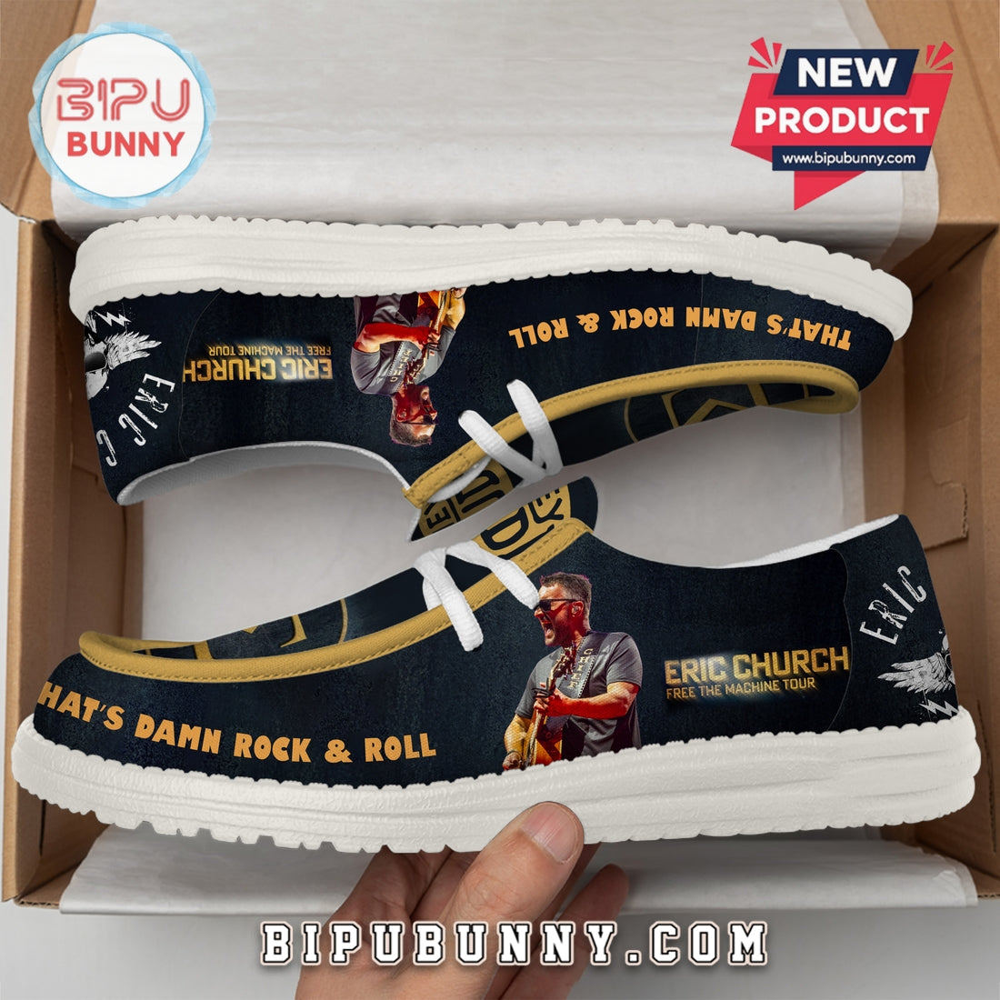 Eric Church Lace Up Loafers 2026