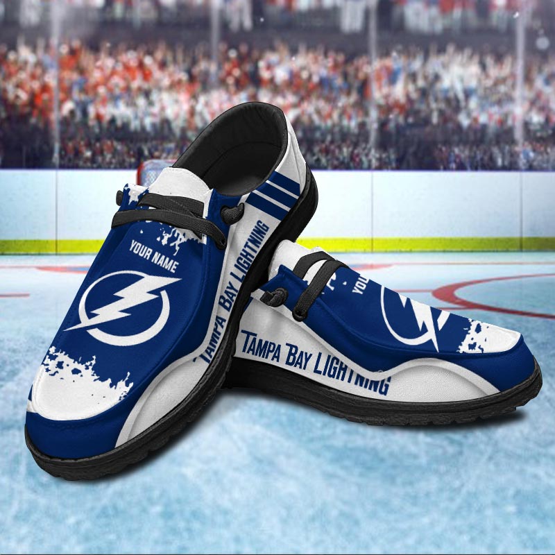 Tampa Bay Lightning Lace Up Loafers Shoes 2026