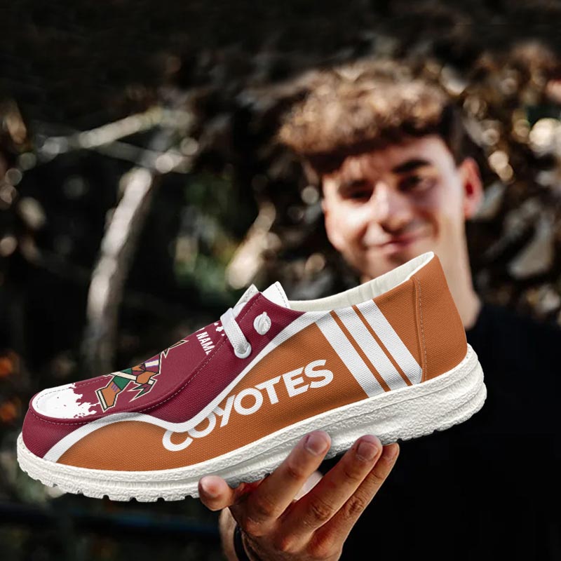 Arizona Coyotes Lace Up Loafers Shoes 2026