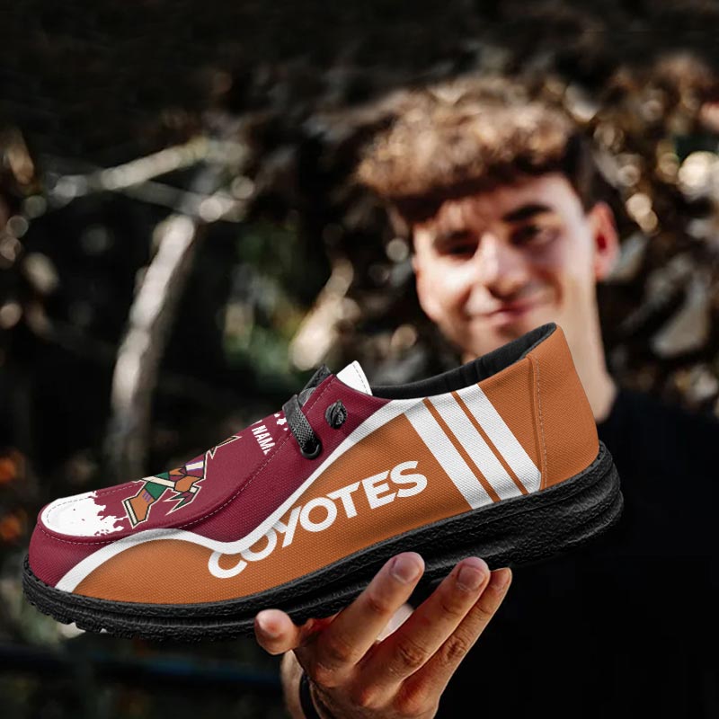 Arizona Coyotes Lace Up Loafers Shoes 2026