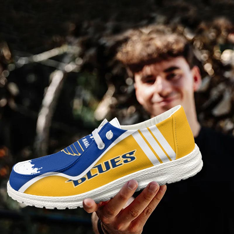 St Louis Blues Lace Up Loafers Shoes 2026