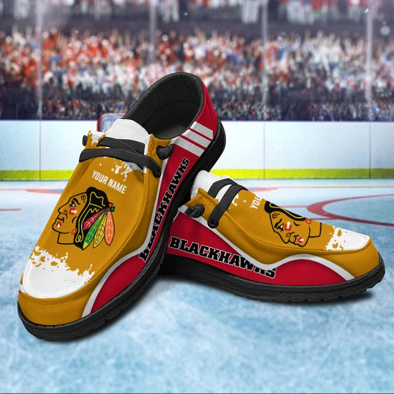 Chicago Blackhawks Lace Up Loafers Shoes 2026