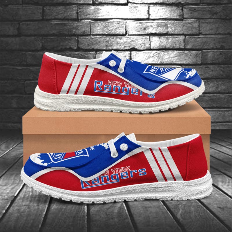 New York Rangers Lace Up Loafers Shoes 2026