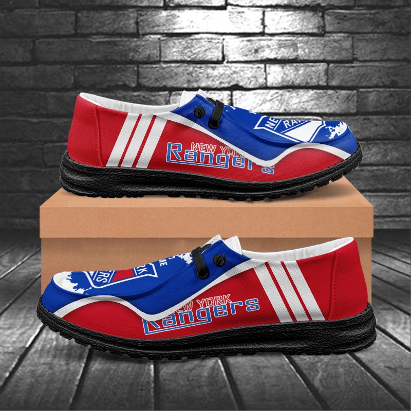 New York Rangers Lace Up Loafers Shoes 2026