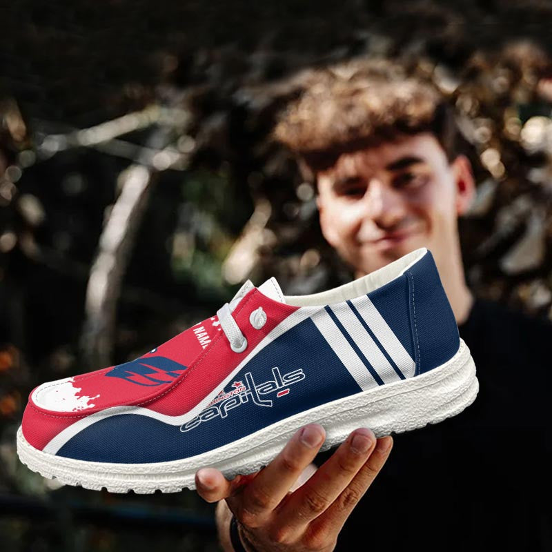 Washington Capitals Lace Up Loafers Shoes 2026